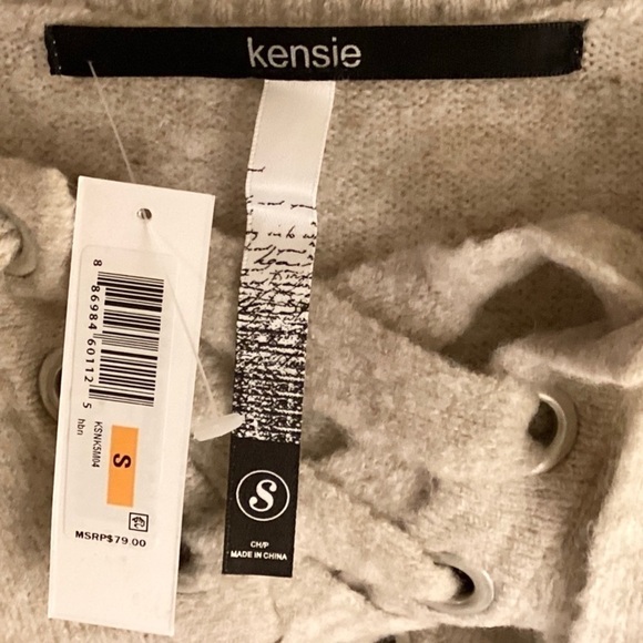 Kensie Lace Up Sweater - Picture 5 of 10